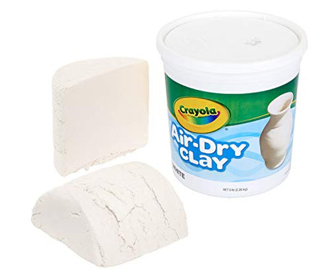 CRAYOLA AIR DRY CLAY 5 LBS WHITE