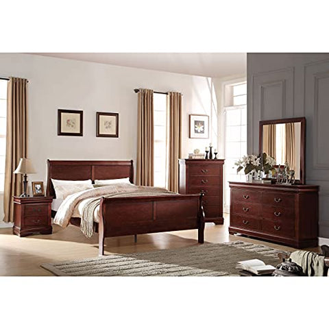 Louis Philippe Cherry Twin Bed (FB 29H) - 23760T