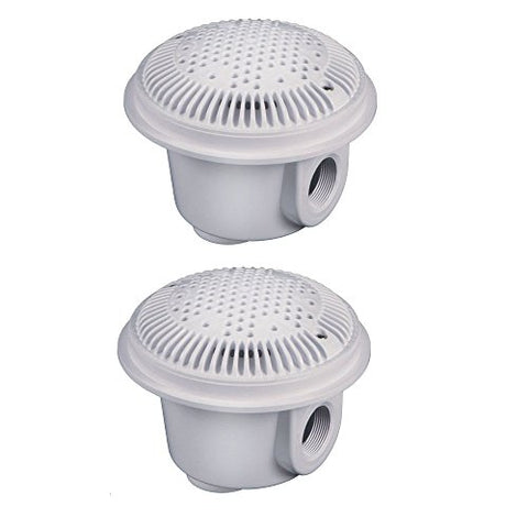 Hayward WG1051AVPAK2 White 1-1/2-Inch Dual Suction Outlet for Concrete Pools