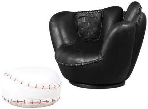 Acme 2-Piece All Star Set Chair and Ottoman, Baseball