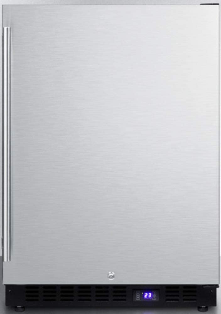 Summit SCFF53BCSS Under Counter Upright Freezer, Stainless-Steel