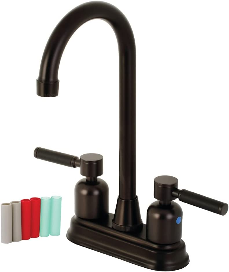 Kingston Brass KB8495DKL Kaiser Bar Faucet, Oil Rubbed Bronze