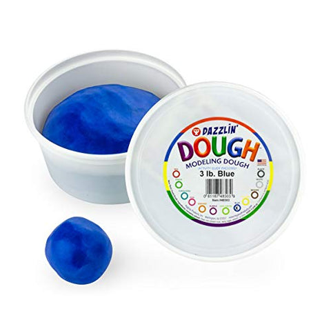 DAZZLIN DOUGH BLUE 3 LB TUB
