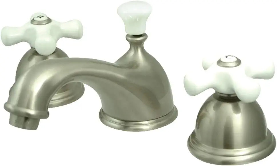 Kingston Brass KS3967PX 8 in. Widespread Bathroom Faucet, Brushed Brass