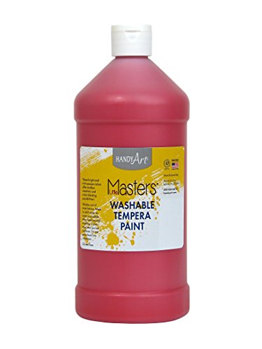 LITTLE MASTERS RED 32OZ WASHABLE PAINT
