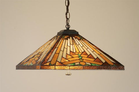 17Inch Square Nuevo Mission Pendant