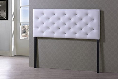 Straight lines and button-back detailing offers your sleep space a plush symmetry with the Viviana Upholstered Headboard. Impart a unique elegance into your bedroom interior with this classic piece of furniture. The Viviana is constructed of quality hard