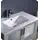 Fresca Torino 36&#34; Gray Modern Bathroom Cabinet w/Integrated Sink