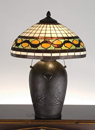 23InchH Tiffany Acorn Table Lamp
