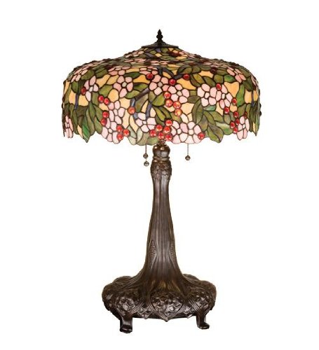 31InchH Tiffany Cherry Blossom Table Lamp