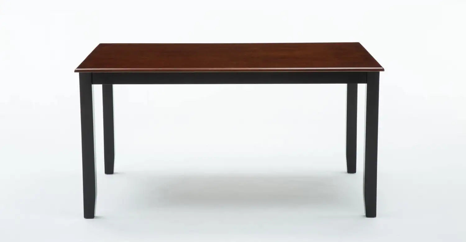 Boraam Bloomington Dining Table, Black/Cherry