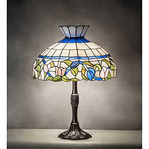 26Inch High Rose Vine Table Lamp