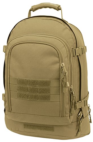 Mercury Tactical Gear Code Alpha 3 Day Stretch Tactical Backpack, Basic, Coyote Brown, One Size