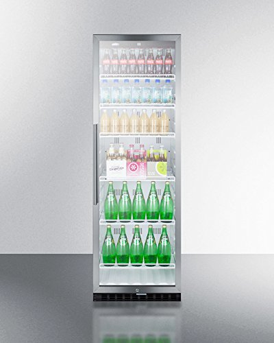 Summit SCR1400W Beverage Refrigeration, Glass/White