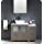 Fresca Torino 42&#34; Gray Oak Modern Bathroom Cabinets w/Top &amp; Vessel Sink