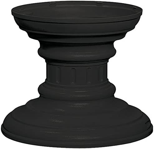 Salsbury Industries 3386BLK Regency Decorative Pedestal Cover Short, Black