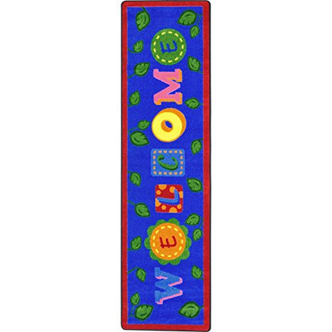 Joy Carpets Alphabet Leaves Childrens Rugs, Bold