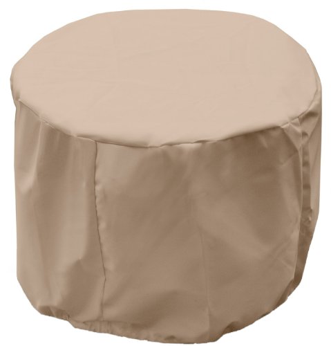 KoverRoos Weathermax 44262 22-Inch Round Table Cover, 22-Inch Diameter by 15-Inch Height, Toast