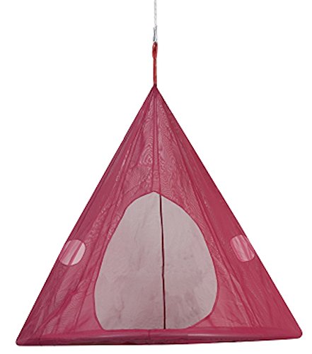 5FT Dia Hammock TearDrop Hanging Chair- Red