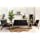 Baxton Studio BBT8011A2-Black Sofas, 29.45LX63.38WX31.59H, Black