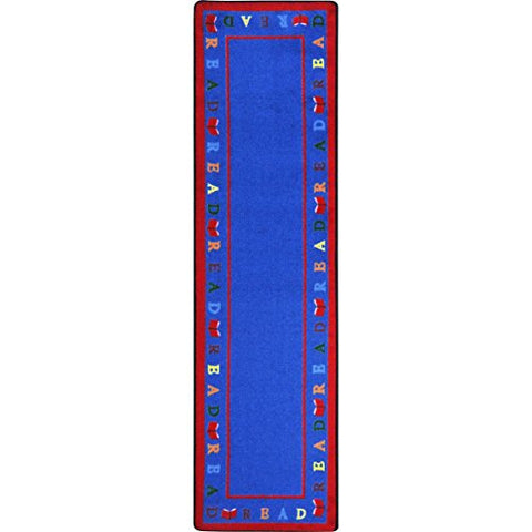 Joy Carpets 1777RR Scattered Books Childrens Rugs, RR, Multicolor