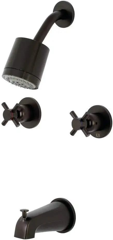 Kingston Brass KBX8145DX Concord Tub and Shower Faucet, Oil Rubbed Bronze