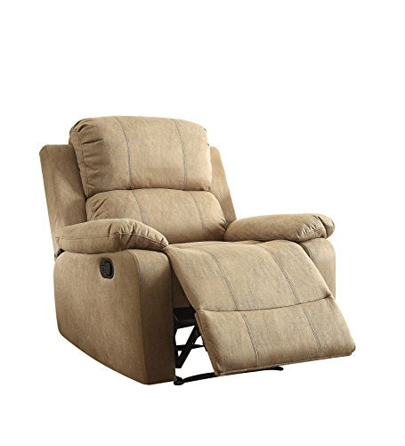 ACME Furniture Recliner, One Size, Gray Polished Microfiber