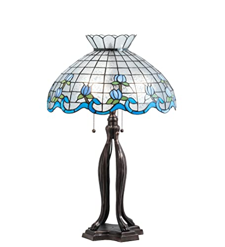 31Inch High Roseborder Table Lamp