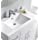 Fresca Imperia 36&#34; Glossy White Free Standing Modern Bathroom Cabinet w/Integrated Sink - Left Version