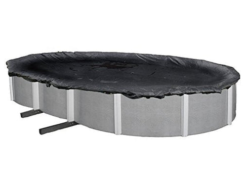 12-ft x 20-ft Oval Leaf Net Above Ground Pool Cover