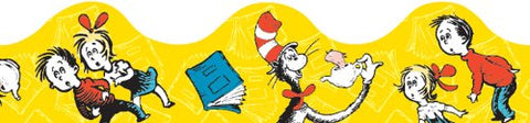 Eureka Dr. Seuss One Fish, Two Fish Board Trim and Classroom Decoration for Teachers, 12pc, 2.25&#39;&#39; W x 37&#39;&#39; L