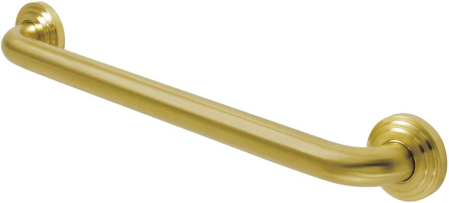 Kingston Brass DR214187 Milano 18&#34; Decorative Grab Bar, Brushed Brass