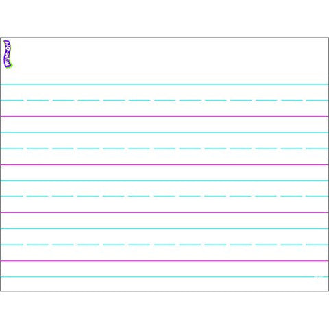TREND enterprises, Inc. Handwriting Paper Wipe-Off Chart, 17&#34; x 22&#34;