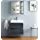 Fresca Valencia 24&#34; Dark Slate Gray Wall Hung Modern Bathroom Vanity w/Medicine Cabinet