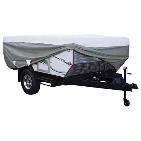 Classic Accessories Over Drive PolyPRO3 Deluxe Pop-Up Camper Trailer Cover, Fits up to 8&#39; 6&#34; Trailers (80-209-303101-00)