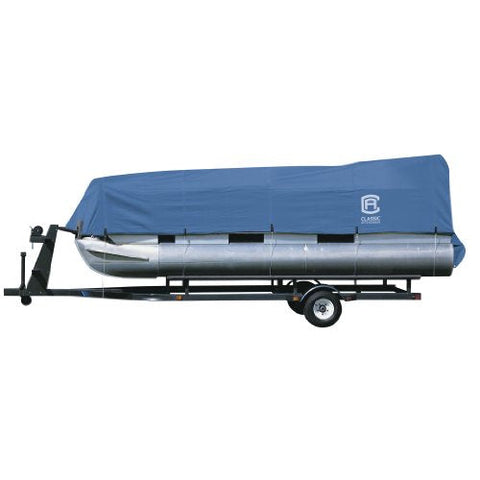 Classic Accessories Stellex Pontoon Boat Cover, Fits Pontoon Boats 21&#39; - 24&#39; L x 102&#34; W