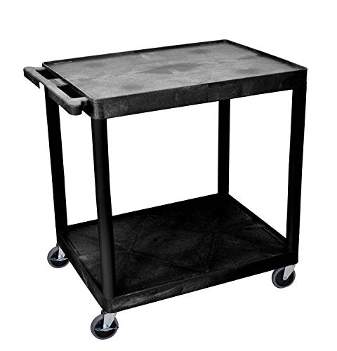Utility Cart - Two Shelves Structural Foam Plastic -