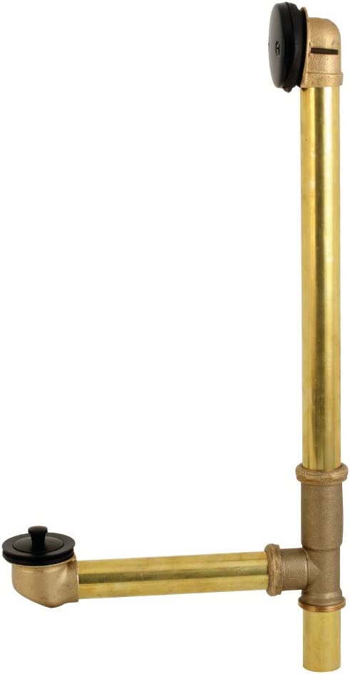 Kingston Brass DLL3180MB Made to Match Clawfoot Tub Drain, Matte Black