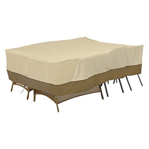 Classic Accessories Veranda Water-Resistant 80 Inch General Purpose Patio Furniture Cover, Outdoor Furniture Cover