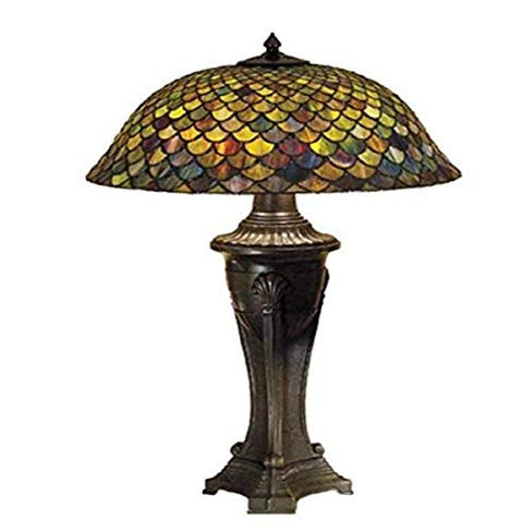 30InchH Tiffany Fishscale Table Lamp
