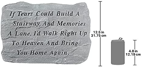 Design Toscano If Tears Could Build A Stairway: Cast Stone Memorial Garden Marker