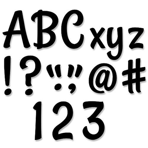 Stylish Black Letters
