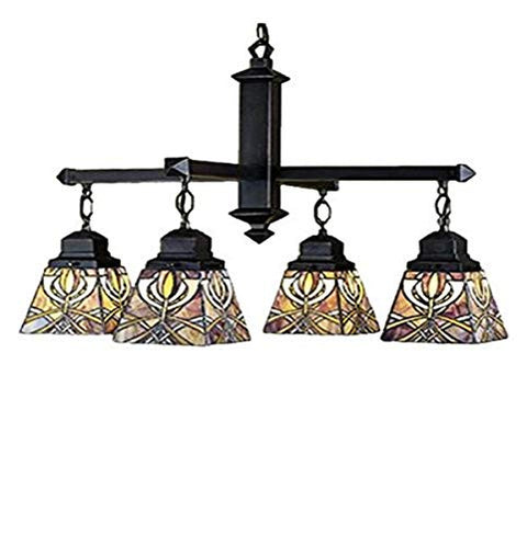 26 inches W Glasgow Bungalow 4 LT Chandelier