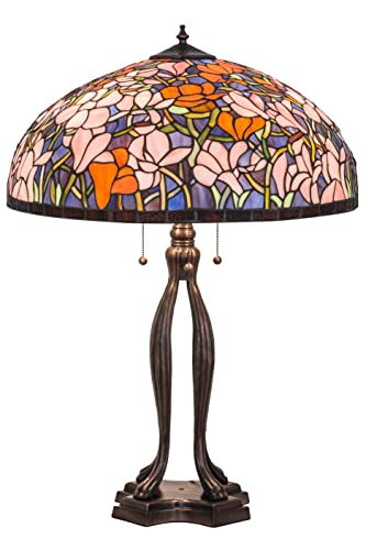 32InchH Tiffany Magnolia Table Lamp