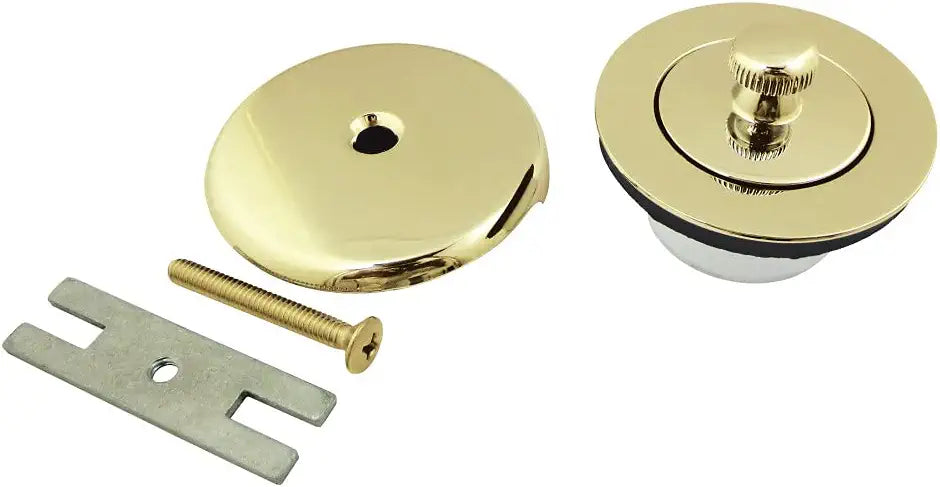 Kingston Brass DLT5301A6 Made to Match Twist and Close Tub Drain Conversion Kit, Polished Nickel