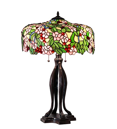 30Inch High Tiffany Cherry Blossom Table Lamp