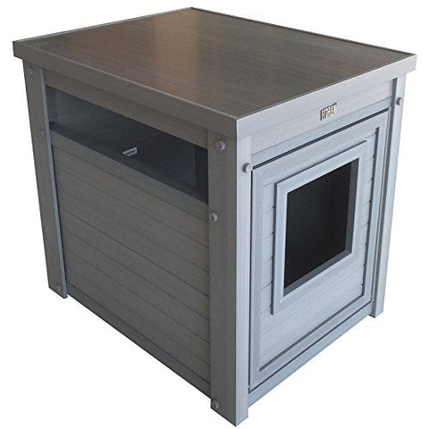 New Age Pet LitterLoo Litter Box Cover/End Table - Grey