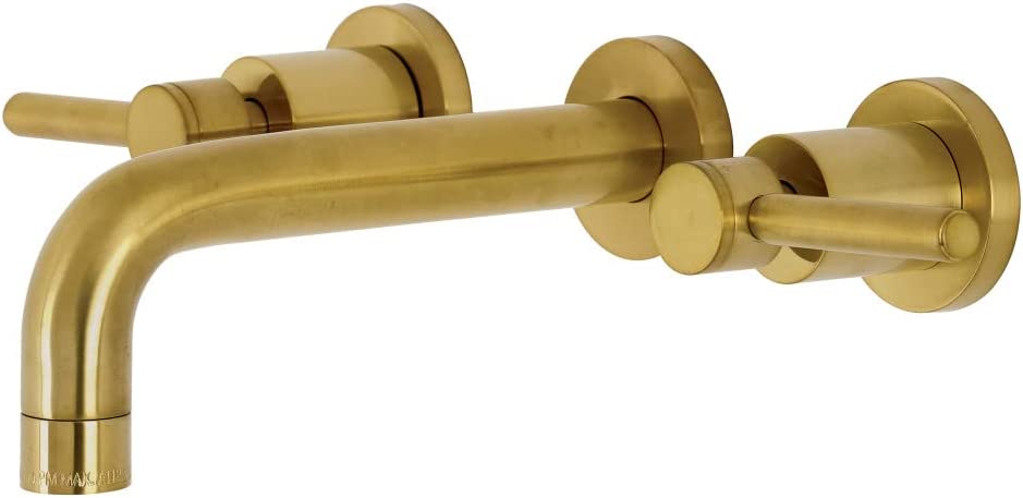 Kingston Brass KS8127DL Concord Bathroom Faucet, Brushed Brass