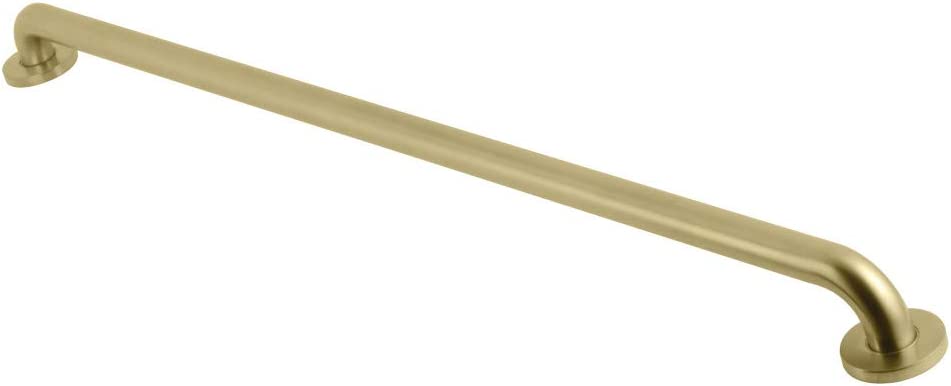 Kingston Brass DR514427 Meridian Grab Bar, Brushed Brass