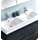 Fresca Valencia 48&#34; Dark Slate Gray Free Standing Double Sink Modern Bathroom Cabinet
